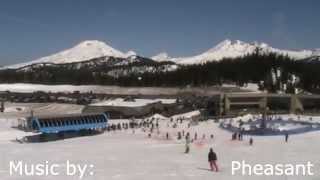 Hot & sunny springtime skiing/riding at Mt. Bachelor