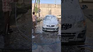 🔥 5 Minute Mein Car Bilkul New Jaisi! Foam Wash Magic #carwashing #foam #virlshort #fyp