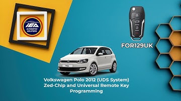 Volkswagen POLO 2012 Uds-systeem Zed-Chip en universele afstandsbedieningssleutelprogrammering