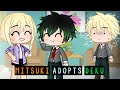 If mitsuki adopted deku || BNHA || gacha club || original