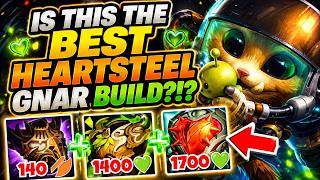 IS THIS THE BEST HEARTSTEEL GNAR BUILD?!? Season 16 Gnar Gameplay (League of Legends)