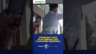 Prabowo Akui Pilih Gibran Jadi Cawapres Beresiko #shorts