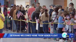 Veterans welcomes home from Honor Flight Syracuse