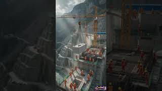 Amazing AI Hydroelectric Dam Construction | Generating Clean Energy from Water