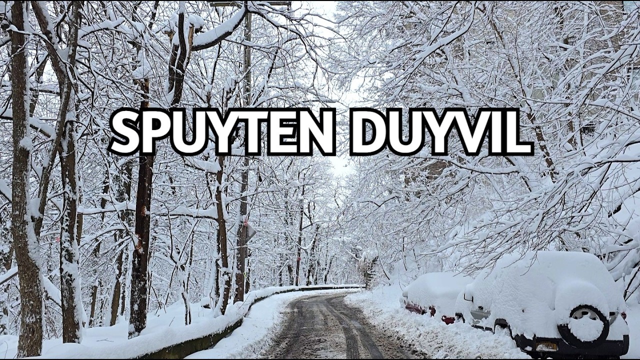 ❄️Snowy Stroll Through Spuyten Duyvil❄️