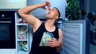 ASMR Eating ICE CUBES to cool myself down | male soft spoken/whisper, crispy eating sounds