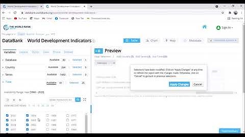 How to extract National income related data from (WDI) World Development Indicators Databank