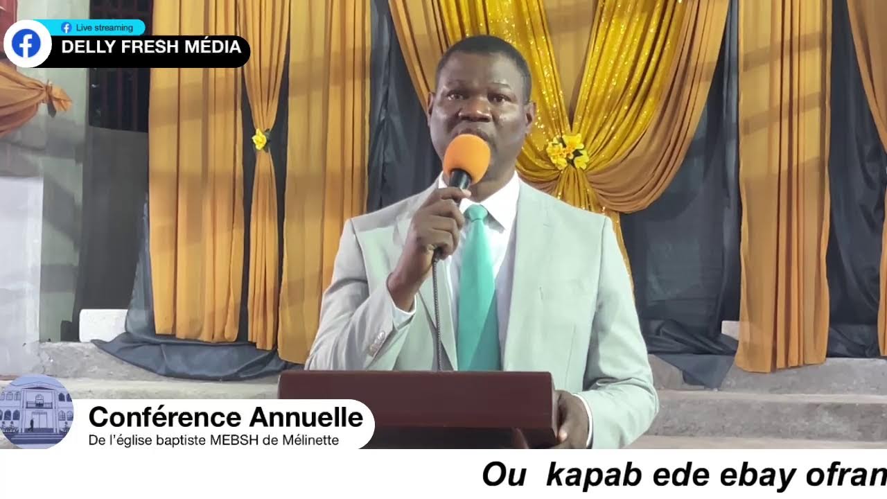 6ème soirée conférence annuelle de l’église baptiste de Melinette