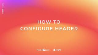07. How to configure Header