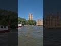 House of Parliament from a River bus on the Thames