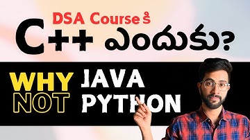 DSA ki ye programming language choose cheskovali? Vamsi Bhavani