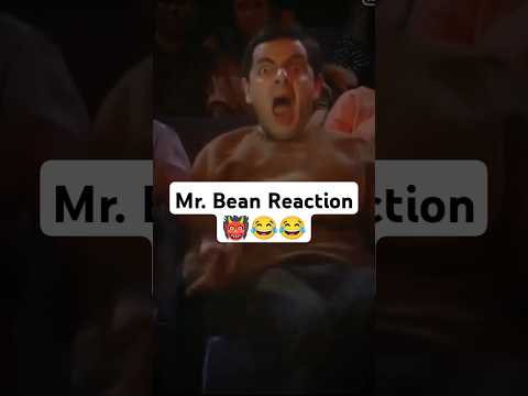 Mr. Bean's Reaction at The Cinema 👹😂😂 #mrbean #funny #shorts