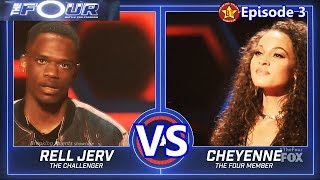 Rell Jerv vs Cheyenne Elliott Full Performance with Results &Comments The Four 2018 Episode 3