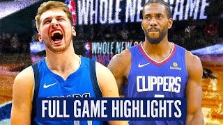 DALLAS vs LA CLIPPERS GAME 2 - FULL GAME HIGHLIGHTS | 2019-20 NBA PLAYOFFS