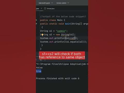Java Tricky Interview Questions #8 What is the output of java code ...