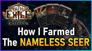 [PoE 3.25] How I Farmed the Nameless Seer | Map Scrying | Divination Card Swap | Settlers of Kalguur
