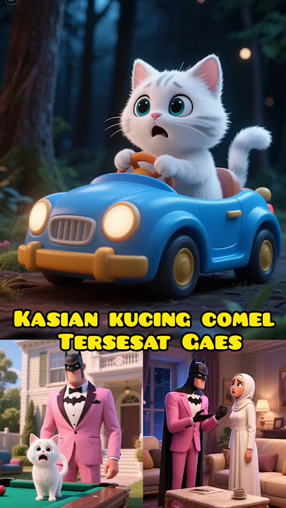 Kucing comel tersesat gaes #shorts #kucing #cat #kucinglucu #comedy #funny #cartoon