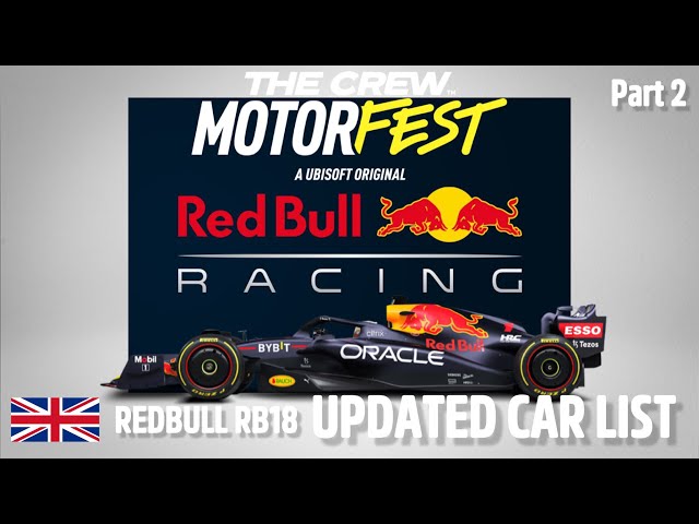 Red Bull vehicles in The Crew: Motorfest