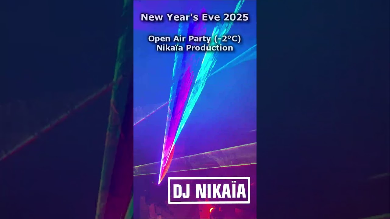 DJ Nikaia 2026⁴ᴷ Config New Year's Eve 2025 - Open Air Party (-2°C) - Nikaia Production