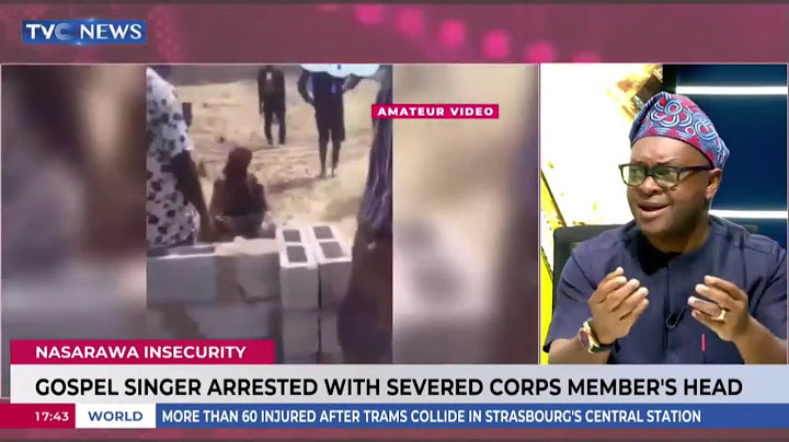 Gospel Singer Arrested With Severed Cops Member's Head