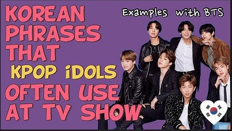 Learn Korean with BTS | Must-know Korean phrases for KPOP fans