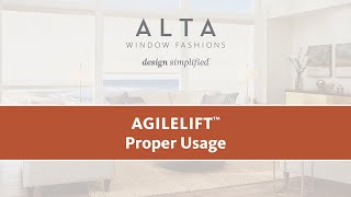 AgileLift - Proper Usage // AgileLift - Bon usage