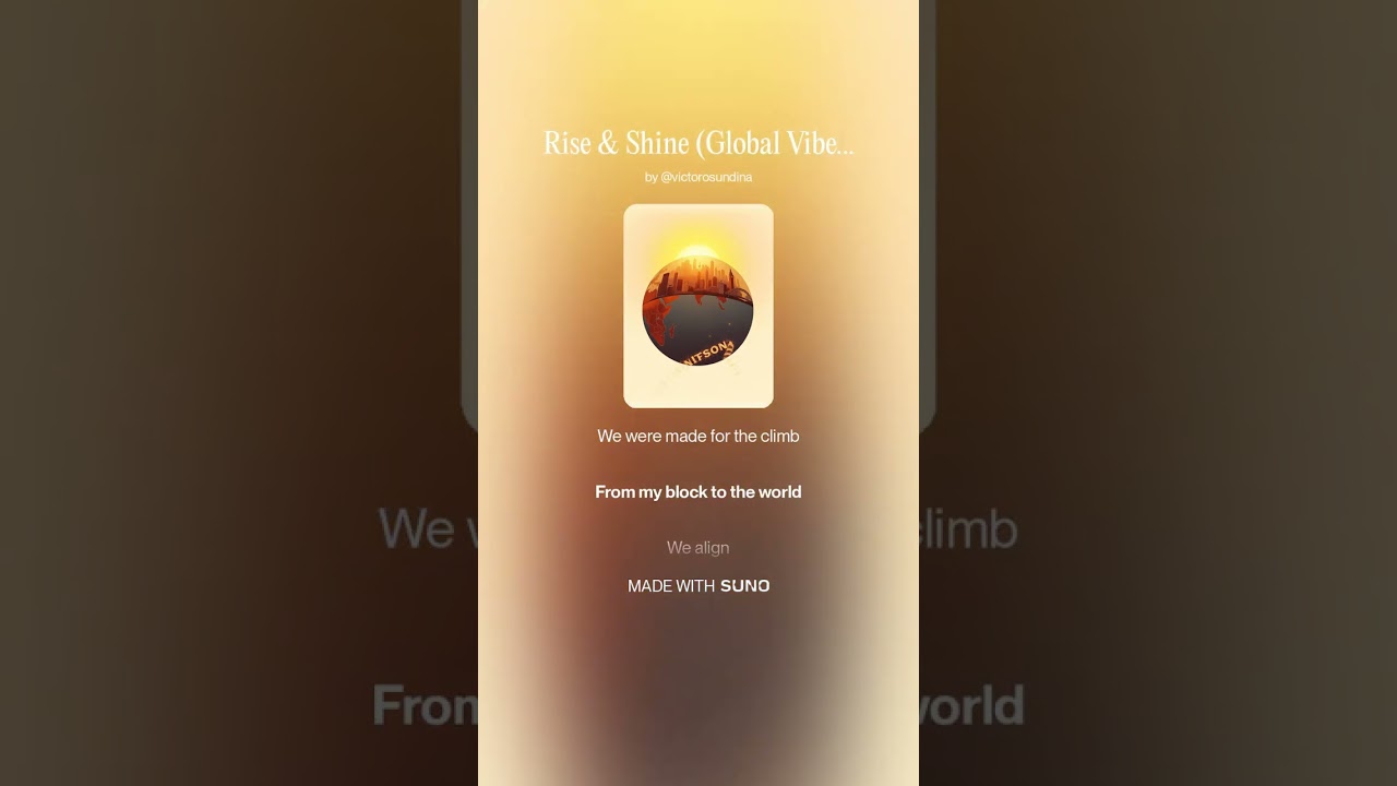 Rise & Shine Global Vibe