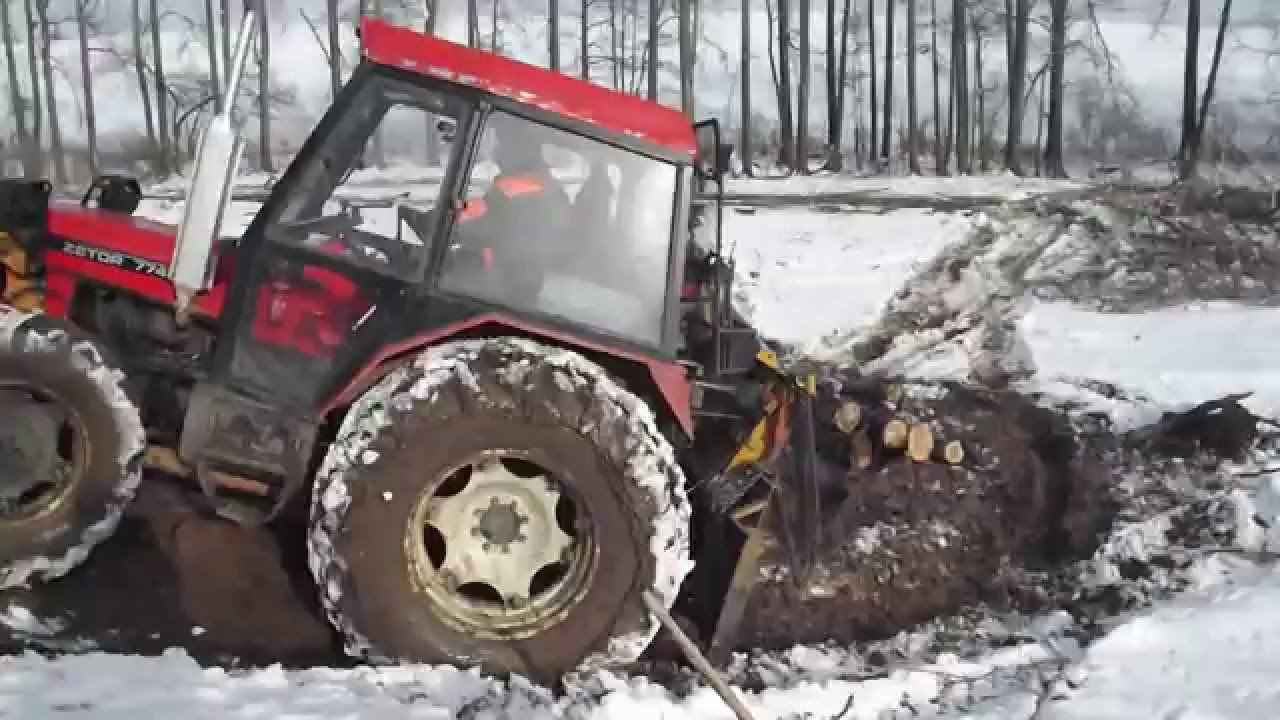 Topol 2 - Stihl MS 461 a UKT Zetor 7745