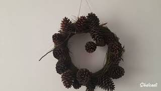 Çam Ağacından Kapı Süsü Yapımı Ormandan Kapınıza Kendin Yap Diy Kozalak Ve Çam Dalları