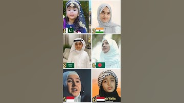 Who Sang it Better? || Mustafa Mustafa in 6 different voices  #shorts #naat #mustafamustafa #fyp