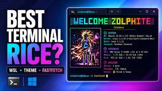 Best Windows Terminal Rice? WSL + FastFetch Setup