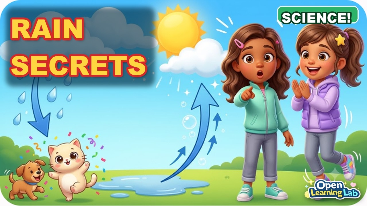 Where Does Rain Come From? The Water Cycle! | Science for Kids