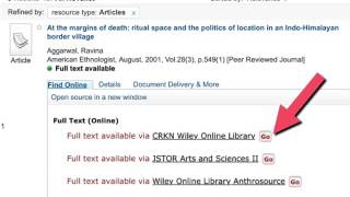 How to Find Articles in Novanet