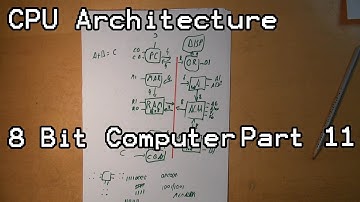 How A Computer Works AKA CPU Architecture Lets Build 8 Bit Computer Part 11