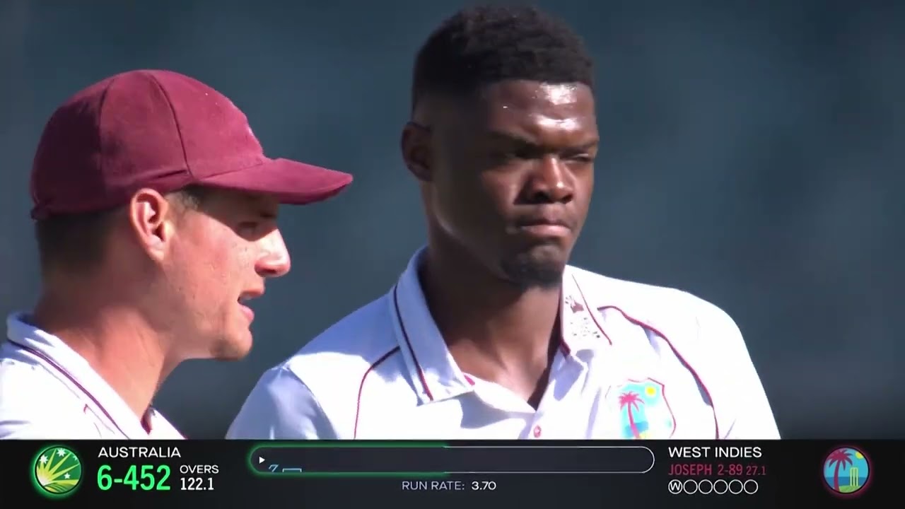 WI vs AUS: Alzarri Joseph BOWLS Green in Day 2 of 2nd Test | SportsMax TV