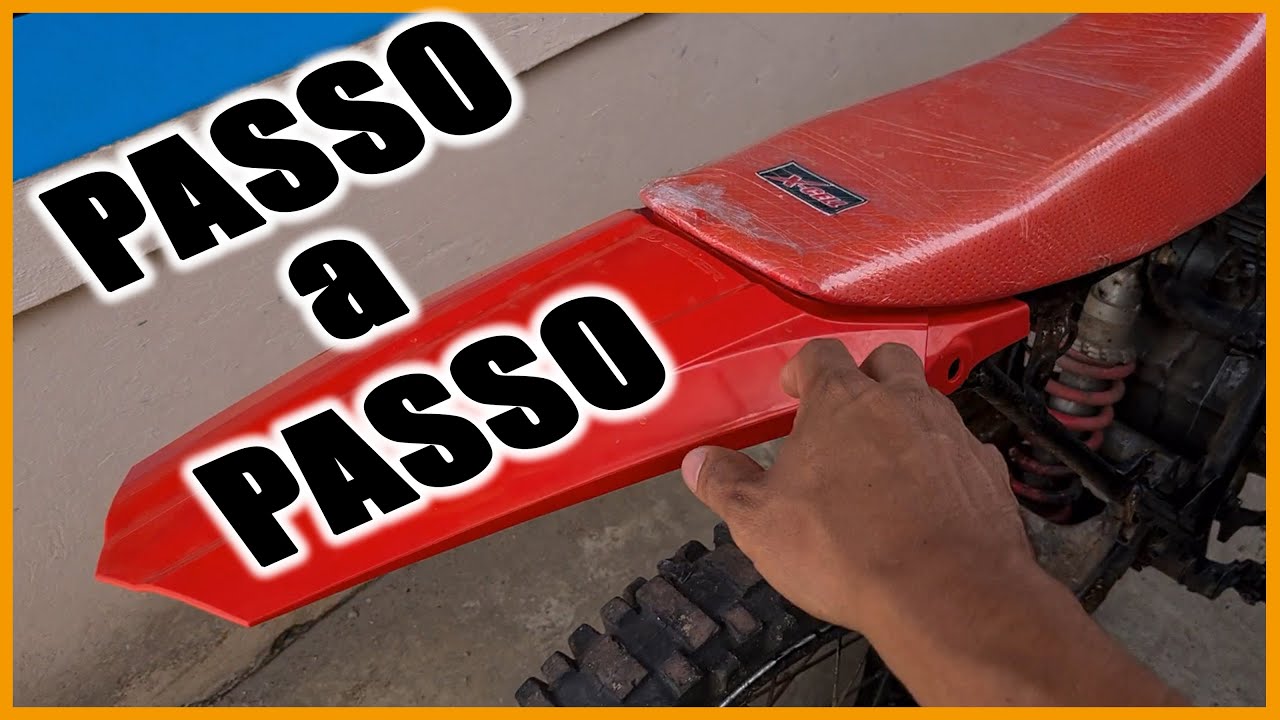 (PASSO a PASSO) Como ADAPTAR o KIT CRF na SUA MOTO de TRILHA