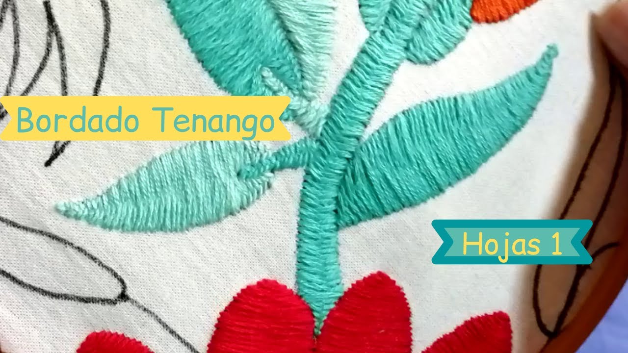 Bordado Tenango - Flor grande - YouTube
