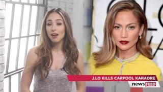 Famous Jennifer Lopez KILLS Carpool Karaoke Wealth