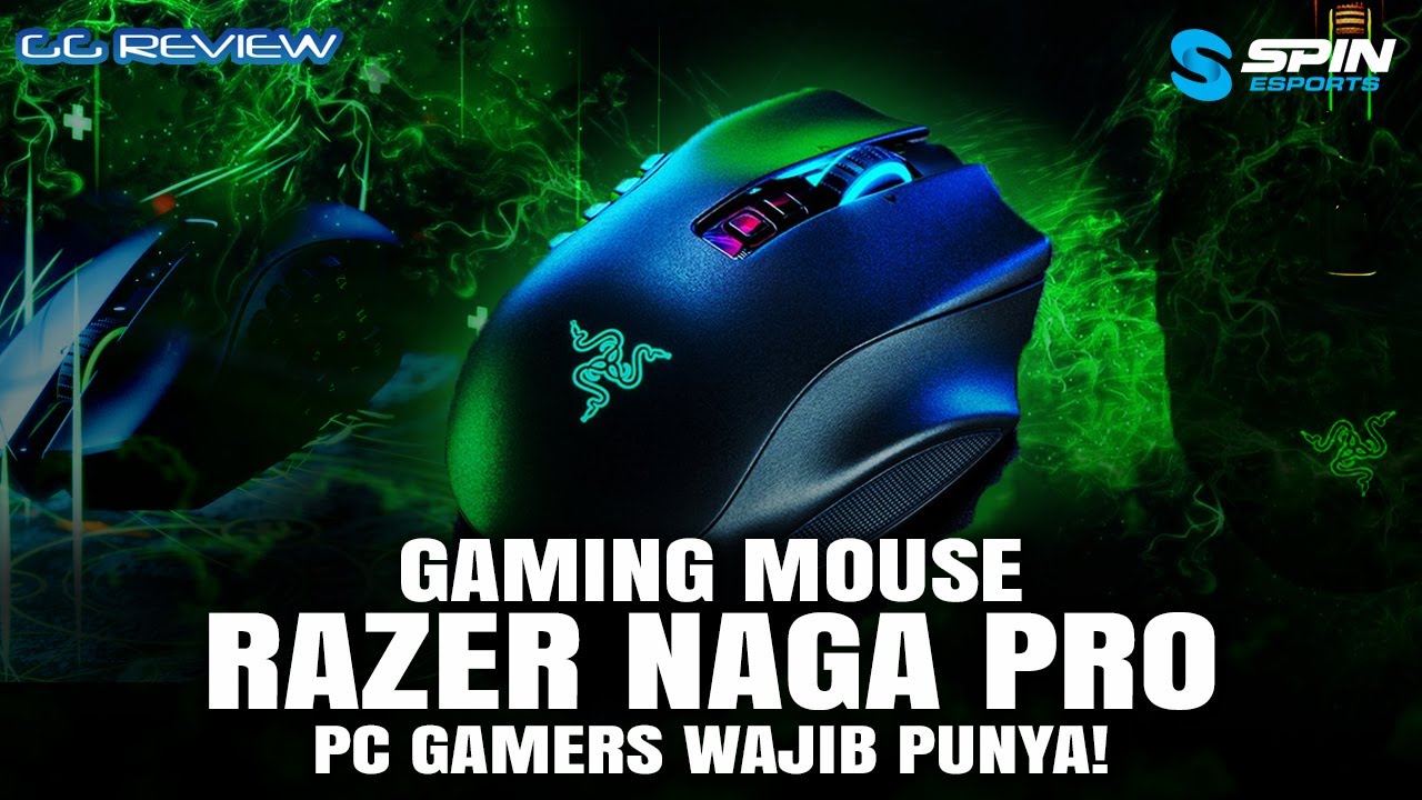 UNBOXING RAZER NAGA PRO TOP WIRELESS GAMING MOUSE! KEGUNAANNYA GOKIL