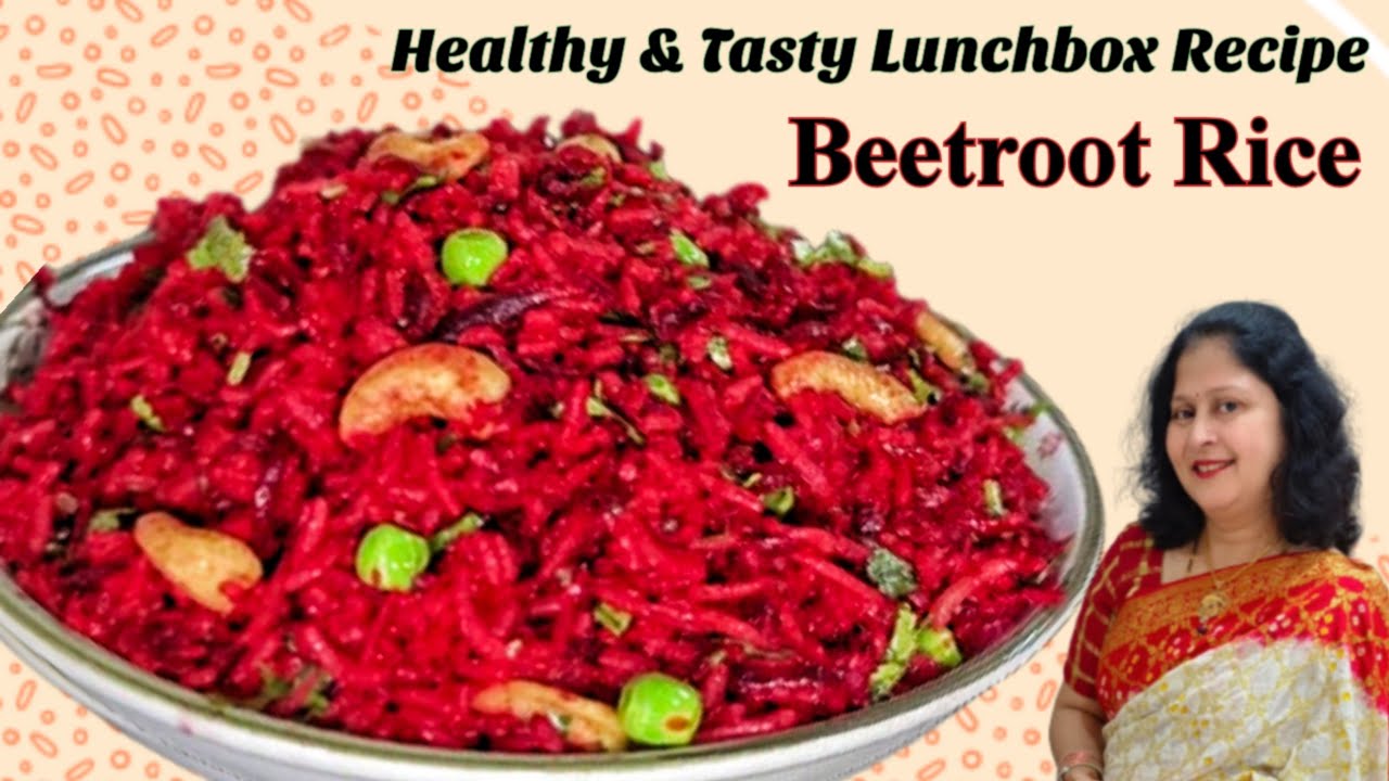 Quick beetroot pulao