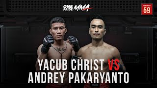 Yacub Christ Vs Andrey Pakaryanto | Full Fight One Pride MMA FN 59