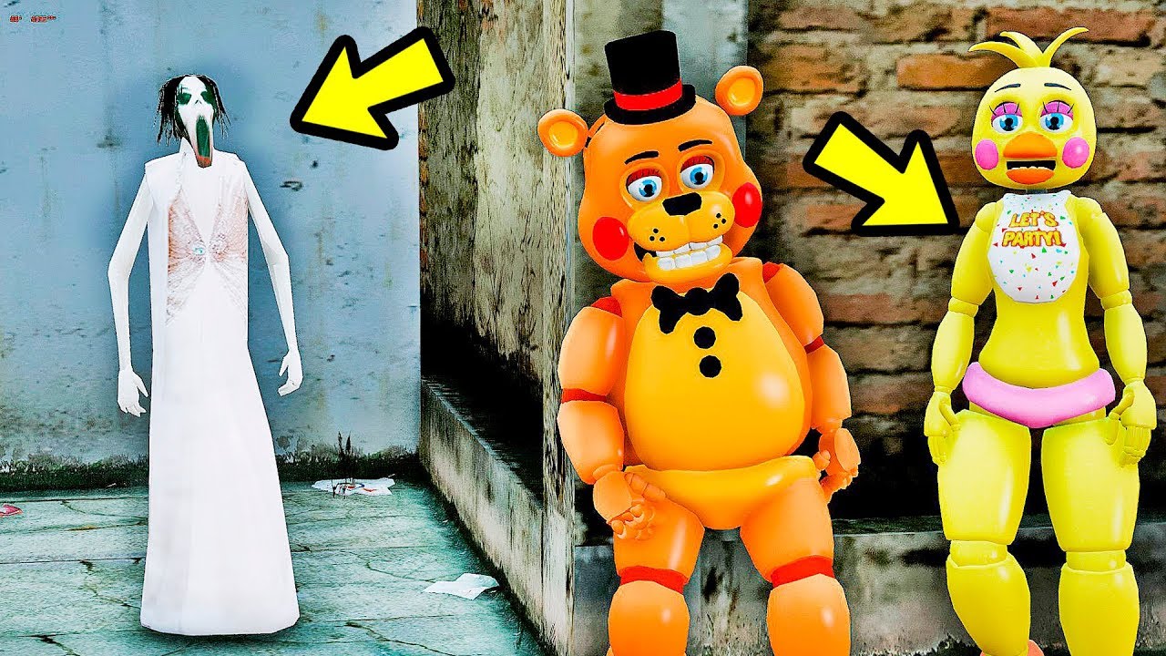 ANIMATRONICS Podem ESCAPAR da Super SLENDRINA? | GTA V Five Nights at Freddy's