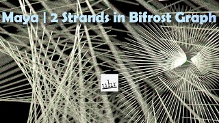Maya: Bifrost Graph With 2 Strands And Arnold