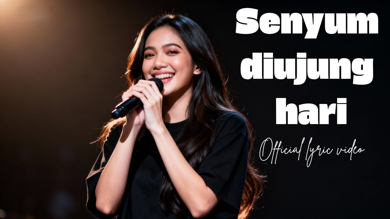 Senyum di ujung hari (Official lyric video)
