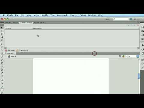 AS3 Developer Basics Starting Point(Part 6 of 14) - Output vs. Compiler Errors