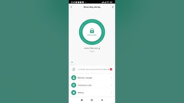 Hướng dẫn sử dụng app tuya smart cho khoá vân tay nhà trọ,chung cư mini.Chức năng mở cửa,đăng ký,xoá