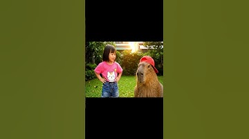Capy đóng giả làm tội phạm bị bé thẩm vấn 😂 #capybara #vuive #ongbavaboss #giaitri