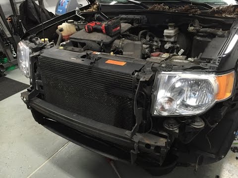 2008-2012 Ford Escape Transmission Fluid Leak: A/C Condenser Replacement