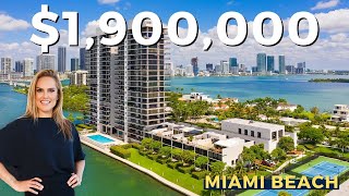 Inside $1.9 MILLION Waterfront Condo in Miami Beach 1000 Venetian Way # 1302