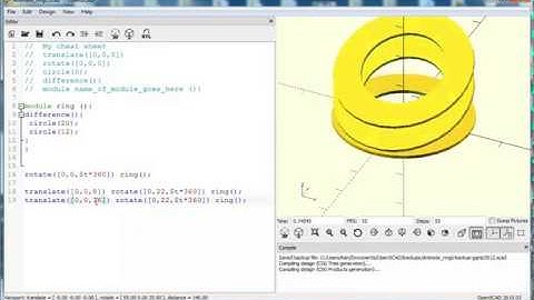 OpenScad Animation example